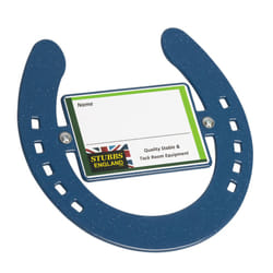 Stubbs S2670 Horseshoe Name Plate - One Size, Blue