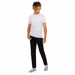 Duke Mens Claude Slim Fit Stretch Jeans - 30R, Black