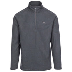 Trespass Mens Keynote Fleece Top - S, Charcoal Grey