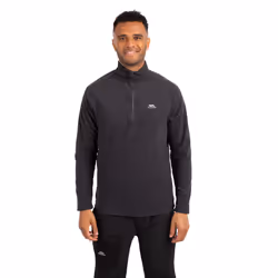 Trespass Mens Keynote Fleece Top - S, Charcoal Grey
