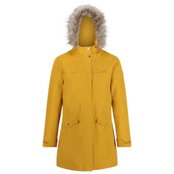 Regatta Womens/Ladies Serleena II Faux Fur Insulated Winter Parka - 10 UK, Mustard Seed