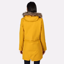 Regatta Womens/Ladies Serleena II Faux Fur Insulated Winter Parka - 10 UK, Mustard Seed