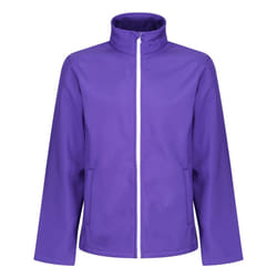 Regatta Standout Mens Ablaze Printable Soft Shell Jacket - M, Purple/Black
