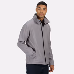 Regatta Standout Mens Ablaze Printable Soft Shell Jacket - 2XL, Rock Grey/Black