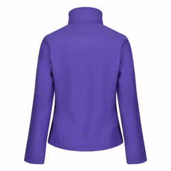 Regatta Standout Womens/Ladies Ablaze Printable Soft Shell Jacket - 10, Purple/Black