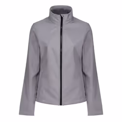 Regatta Standout Womens/Ladies Ablaze Printable Soft Shell Jacket - 18, Rock Grey/Black