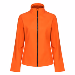 Regatta Standout Womens/Ladies Ablaze Printable Soft Shell Jacket - 18, Magma Orange/Black