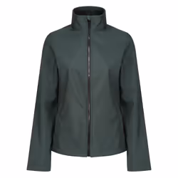 Regatta Standout Womens/Ladies Ablaze Printable Soft Shell Jacket - 18, Dark Spruce/Black