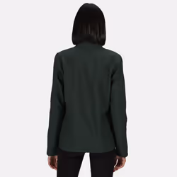 Regatta Standout Womens/Ladies Ablaze Printable Soft Shell Jacket - 18, Dark Spruce/Black