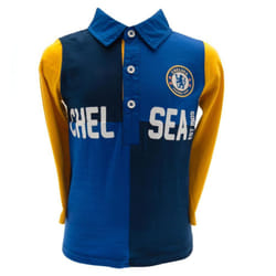 Chelsea FC Childrens/Kids Rugby Jersey - 2-3 Years, Blue/Navy/Yellow