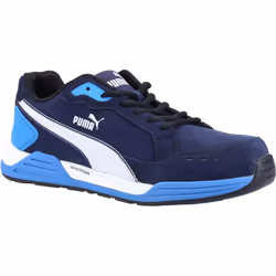 Puma Safety Mens Airtwist Low S3 Leather Safety Trainers - 7 UK, Blue
