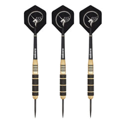 Unicorn Core Plus Win Darts (Pack Of 3) - 25g, Black/Gold