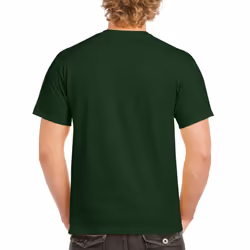Gildan Mens Heavy Cotton Short Sleeve T-Shirt (Pack Of 5) - 2XL, Forest Green