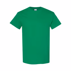 Gildan Mens Heavy Cotton Short Sleeve T-Shirt (Pack Of 5) - L, Antique Irish Green