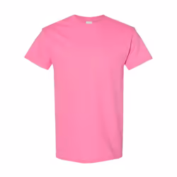 Gildan Mens Heavy Cotton Short Sleeve T-Shirt (Pack Of 5) - L, Azalea