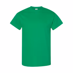 Gildan Mens Heavy Cotton Short Sleeve T-Shirt (Pack Of 5) - M, Irish Green