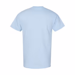 Gildan Mens Heavy Cotton Short Sleeve T-Shirt (Pack Of 5) - M, Light Blue