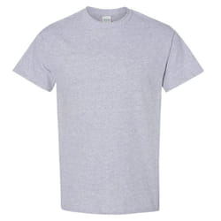 Gildan Mens Heavy Cotton Short Sleeve T-Shirt (Pack Of 5) - M, Sport Grey