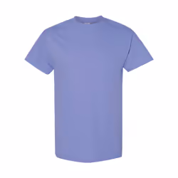 Gildan Mens Heavy Cotton Short Sleeve T-Shirt (Pack Of 5) - M, Violet
