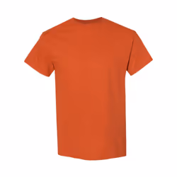 Gildan Mens Heavy Cotton Short Sleeve T-Shirt (Pack Of 5) - S, Antique Orange