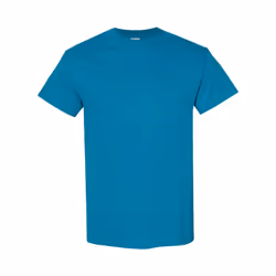 Gildan Mens Heavy Cotton Short Sleeve T-Shirt (Pack Of 5) - S, Antique Sapphire