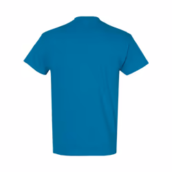 Gildan Mens Heavy Cotton Short Sleeve T-Shirt (Pack Of 5) - S, Antique Sapphire
