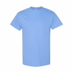 Gildan Mens Heavy Cotton Short Sleeve T-Shirt (Pack Of 5) - S, Carolina Blue