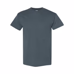Gildan Mens Heavy Cotton Short Sleeve T-Shirt (Pack Of 5) - S, Dark Heather