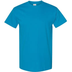 Gildan Mens Heavy Cotton Short Sleeve T-Shirt (Pack Of 5) - S, Sapphire