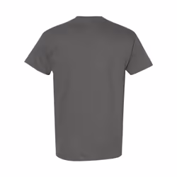 Gildan Mens Heavy Cotton Short Sleeve T-Shirt (Pack Of 5) - XL, Charcoal