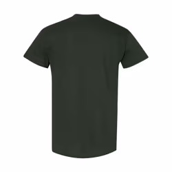 Gildan Mens Heavy Cotton Short Sleeve T-Shirt (Pack Of 5) - XL, Forest Green