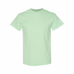 Gildan Mens Heavy Cotton Short Sleeve T-Shirt (Pack Of 5) - XL, Mint Green