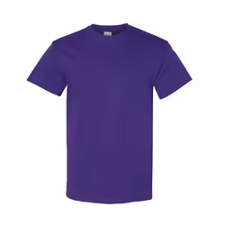 Gildan Mens Heavy Cotton Short Sleeve T-Shirt (Pack Of 5) - XL, Purple