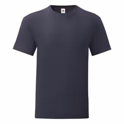 Fruit Of The Loom Mens Iconic T-Shirt (Pack Of 5) - 3XL, Deep Navy