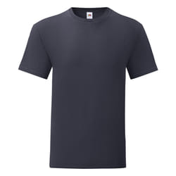 Fruit Of The Loom Mens Iconic T-Shirt (Pack Of 5) - 3XL, Deep Navy