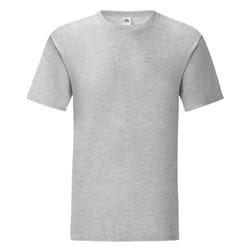 Fruit Of The Loom Mens Iconic T-Shirt (Pack Of 5) - 3XL, Heather Grey
