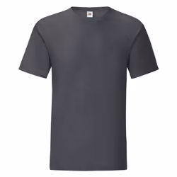 Fruit Of The Loom Mens Iconic T-Shirt (Pack Of 5) - L, Dark Heather