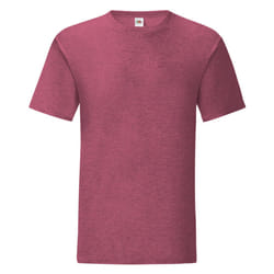 Fruit Of The Loom Mens Iconic T-Shirt (Pack Of 5) - L, Heather Burgundy