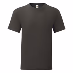 Fruit Of The Loom Mens Iconic T-Shirt (Pack Of 5) - L, Light Graphite Grey