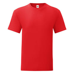Fruit Of The Loom Mens Iconic T-Shirt (Pack Of 5) - S, Red