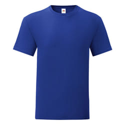 Fruit Of The Loom Mens Iconic T-Shirt (Pack Of 5) - XL, Cobalt Blue