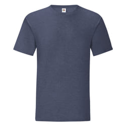 Fruit Of The Loom Mens Iconic T-Shirt (Pack Of 5) - XL, Heather Navy