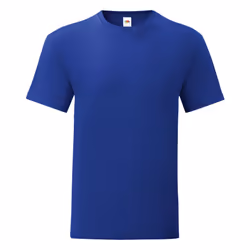 Fruit Of The Loom Mens Iconic T-Shirt (Pack Of 5) - 2XL, Cobalt Blue