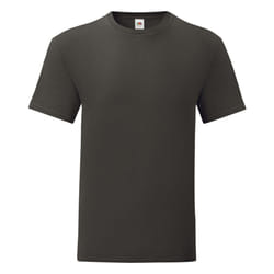 Fruit Of The Loom Mens Iconic T-Shirt (Pack Of 5) - XXL, Light Graphite Grey
