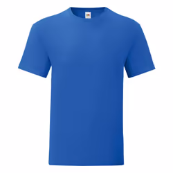 Fruit Of The Loom Mens Iconic T-Shirt (Pack Of 5) - 2XL, Royal Blue