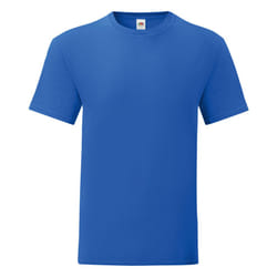 Fruit Of The Loom Mens Iconic T-Shirt (Pack Of 5) - 2XL, Royal Blue