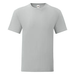 Fruit Of The Loom Mens Iconic T-Shirt (Pack Of 5) - 2XL, Zinc Grey