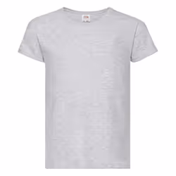 Fruit Of The Loom Girls Childrens Valueweight Short Sleeve T-Shirt (Pack Of 5) - 14-15, Heather Grey