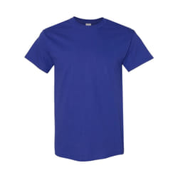 Gildan Mens Heavy Cotton Short Sleeve T-Shirt (Pack Of 5) - XL, Cobalt Blue