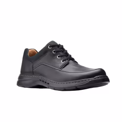 Clarks Mens Un Brawley Lace Leather Shoes